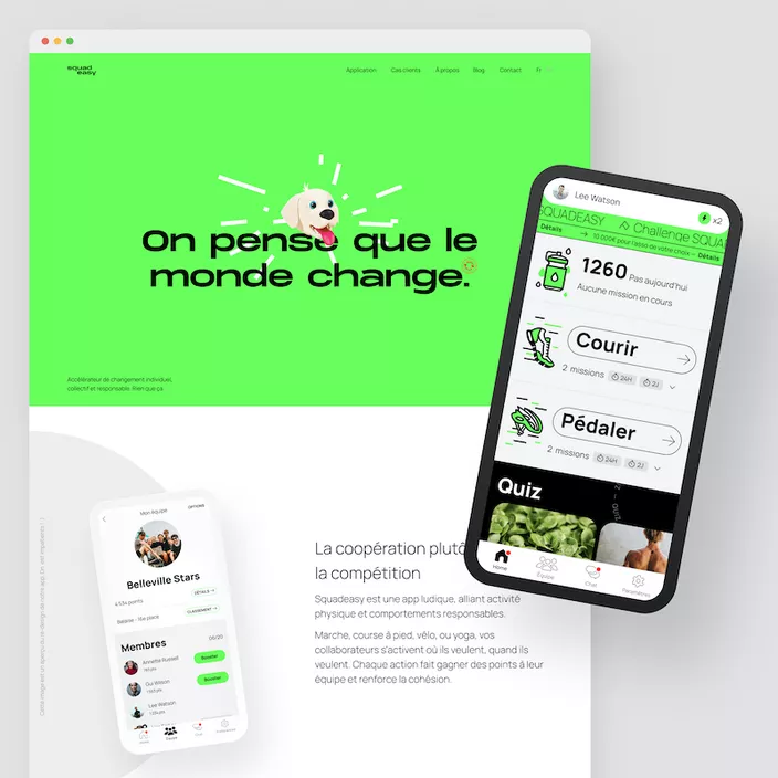Squadeasy Mobile UI